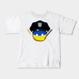 Countryballs Ukraineball Kids T-Shirt